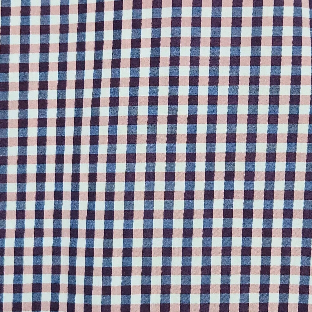 Banana Republic Men's Button Up Shirt Pink Blue White‎ Gingham Checks Size L